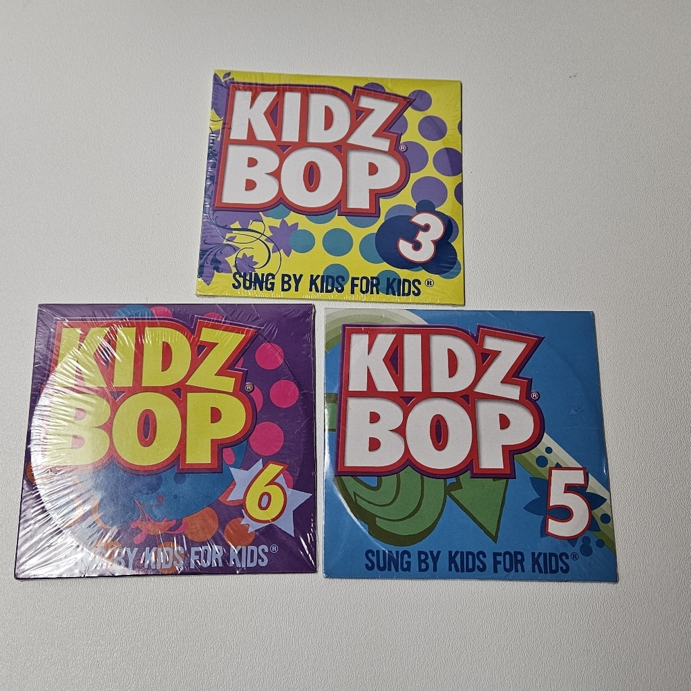 Kidz Bop 3, 5, and 6 McDonald's Happy Meal Promo CDs Sealed
